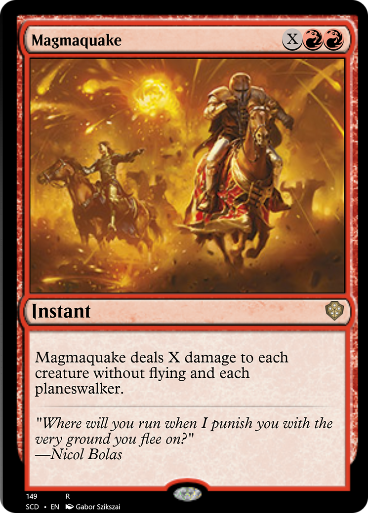 Magmaquake [Starter Commander Decks] | Galaxy Games LLC