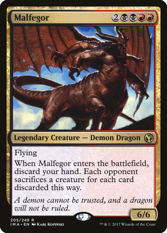 Malfegor [Iconic Masters] | Galaxy Games LLC