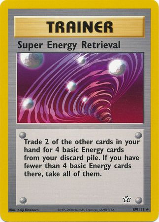 Super Energy Retrieval (89/111) [Neo Genesis Unlimited] | Galaxy Games LLC