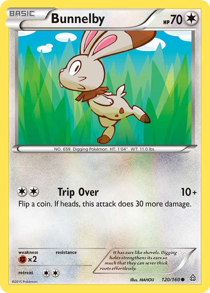 Bunnelby (120/160) [XY: Primal Clash] | Galaxy Games LLC