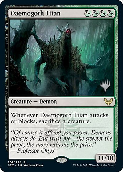 Daemogoth Titan (Promo Pack) [Strixhaven: School of Mages Promos] | Galaxy Games LLC