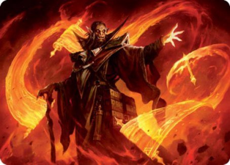 Plargg, Dean of Chaos Art Card [Strixhaven: School of Mages Art Series] | Galaxy Games LLC