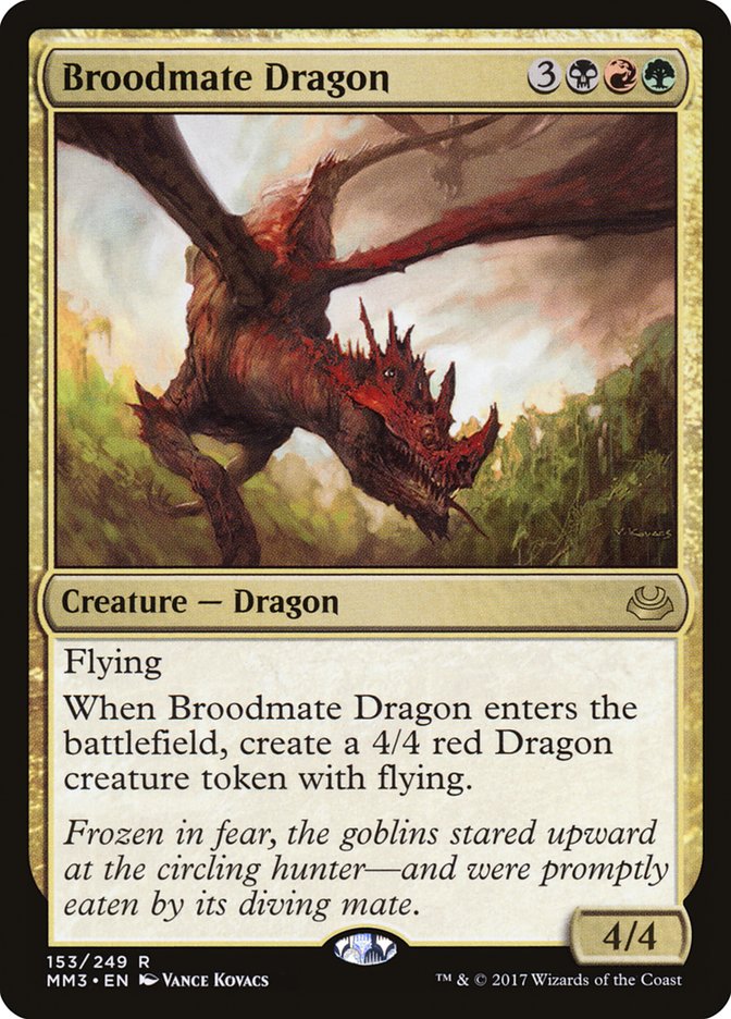 Broodmate Dragon [Modern Masters 2017] | Galaxy Games LLC