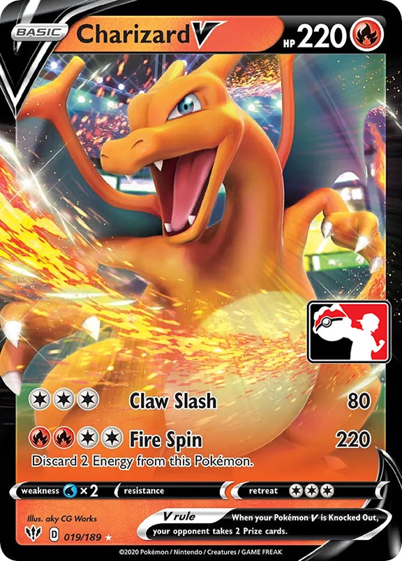 Charizard V (019/189) [Prize Pack Series One] | Galaxy Games LLC