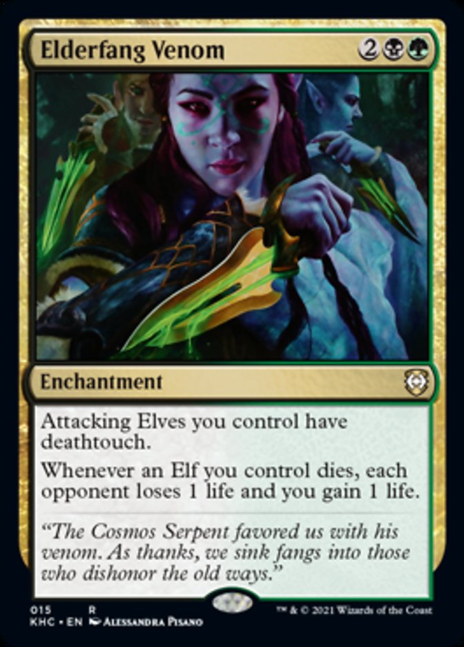 Elderfang Venom [Kaldheim Commander] | Galaxy Games LLC