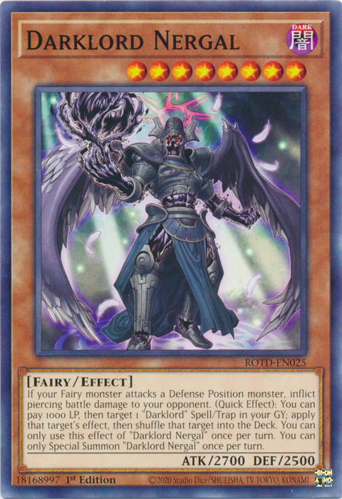 Darklord Nergal [ROTD-EN025] Common | Galaxy Games LLC