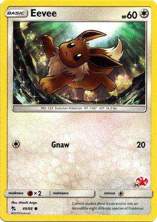 Eevee (49/68) (Charizard Stamp #26) [Battle Academy 2020] | Galaxy Games LLC