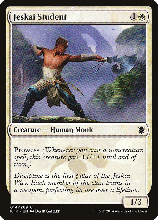 Jeskai Student [Khans of Tarkir] | Galaxy Games LLC