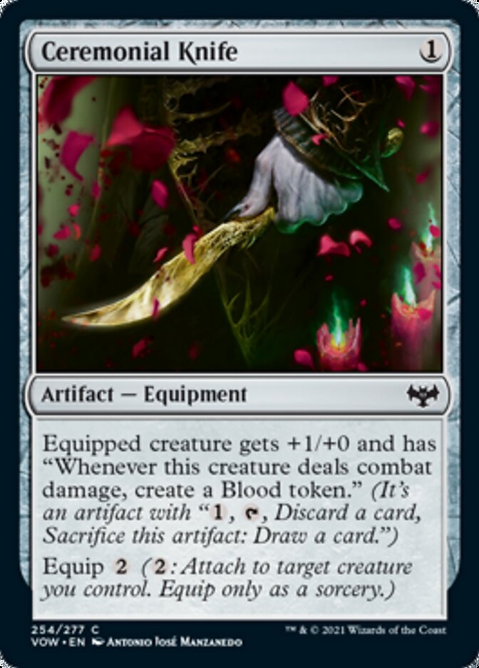 Ceremonial Knife [Innistrad: Crimson Vow] | Galaxy Games LLC