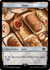 Ballistic Boulder // Food (0022) Double-Sided Token (Surge Foil) [The Lord of the Rings: Tales of Middle-Earth Tokens] | Galaxy Games LLC