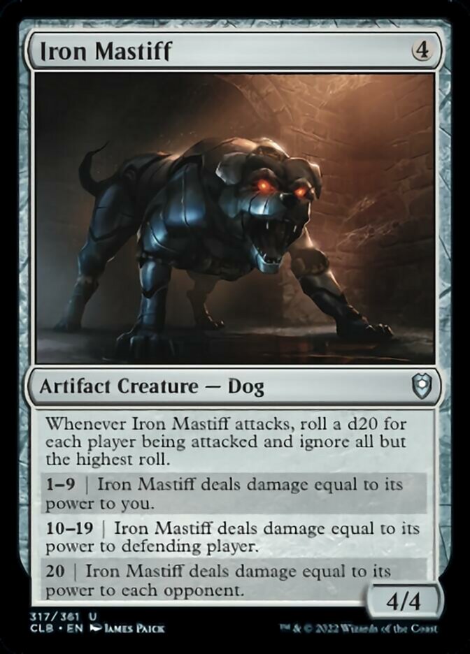 Iron Mastiff [Commander Legends: Battle for Baldur's Gate] | Galaxy Games LLC