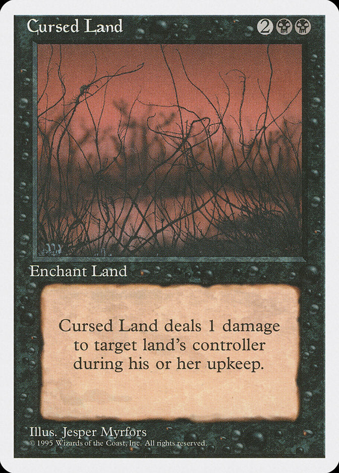Cursed Land [Fourth Edition] | Galaxy Games LLC