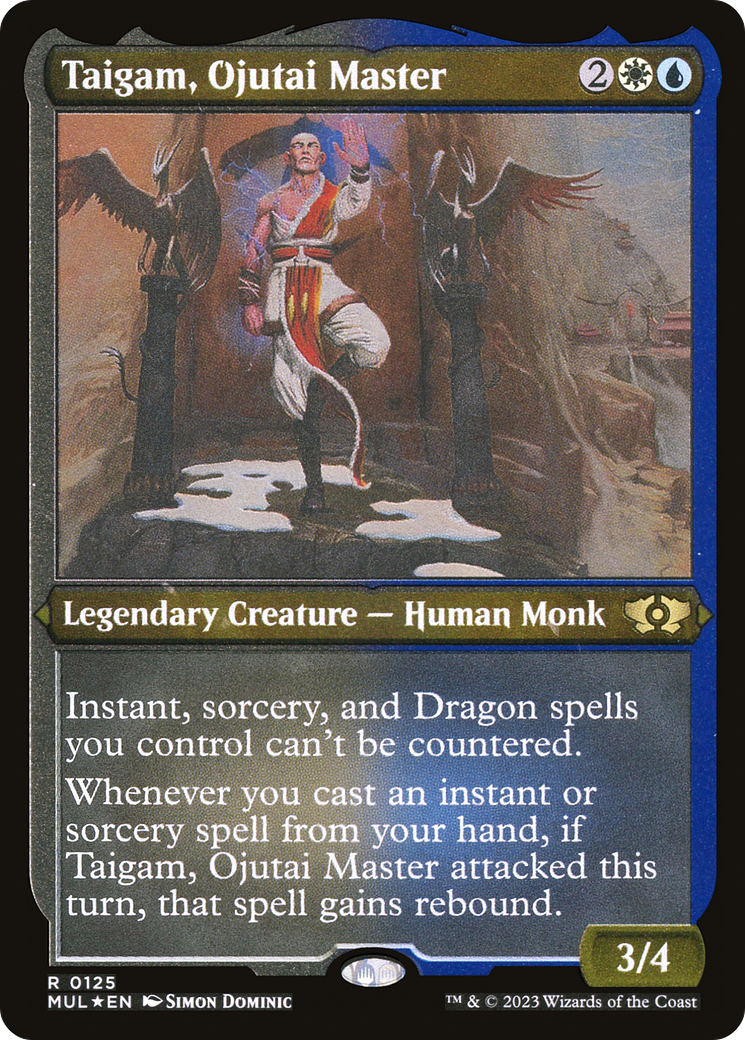 Taigam, Ojutai Master (Foil Etched) [Multiverse Legends] | Galaxy Games LLC