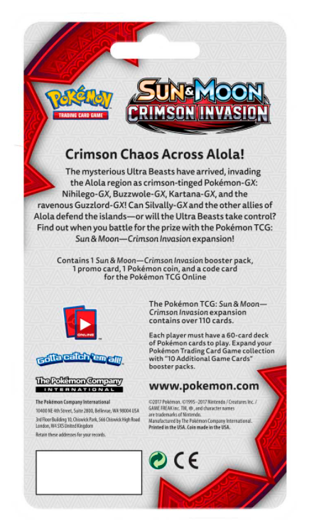 Sun & Moon: Crimson Invasion - Single Pack Blister (Dhelmise) | Galaxy Games LLC