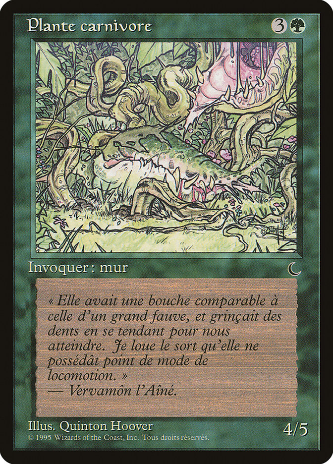 Carnivorous Plant (French) - "Plante carnivore" [Renaissance] | Galaxy Games LLC