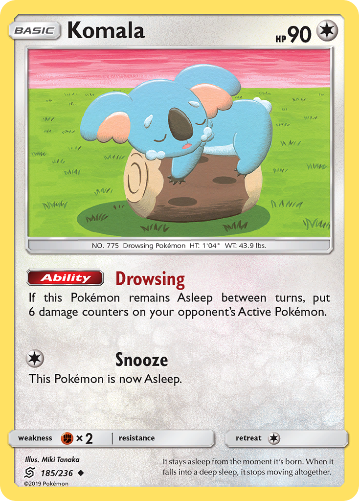 Komala (185/236) [Sun & Moon: Unified Minds] | Galaxy Games LLC