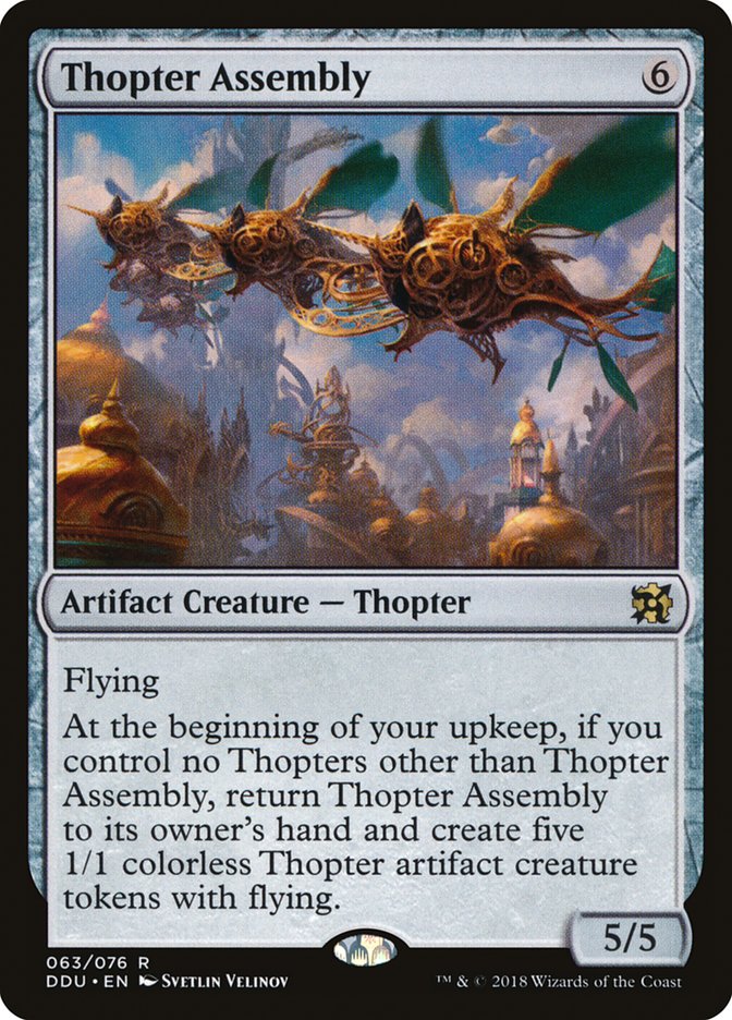 Thopter Assembly [Duel Decks: Elves vs. Inventors] | Galaxy Games LLC