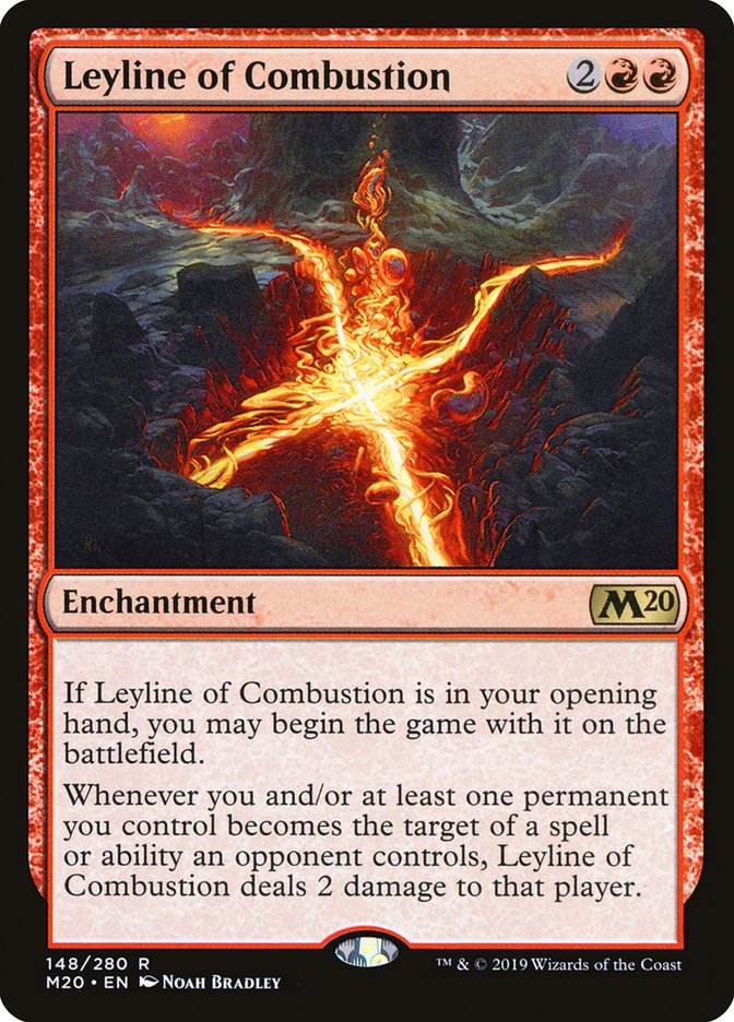Leyline of Combustion [Core Set 2020] | Galaxy Games LLC