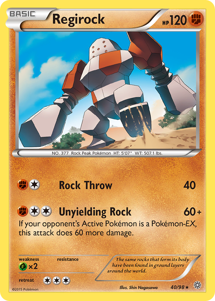 Regirock (40/98) [XY: Ancient Origins] | Galaxy Games LLC