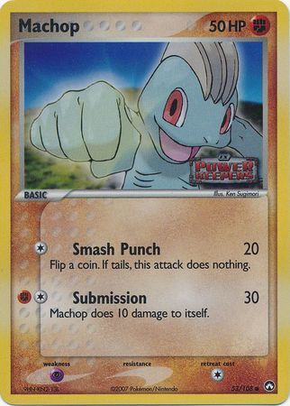 Machop (53/108) (Stamped) [EX: Power Keepers] | Galaxy Games LLC