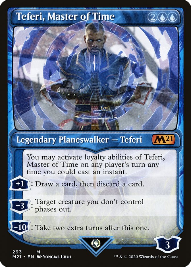 Teferi, Master of Time (Showcase) (293) [Core Set 2021] | Galaxy Games LLC