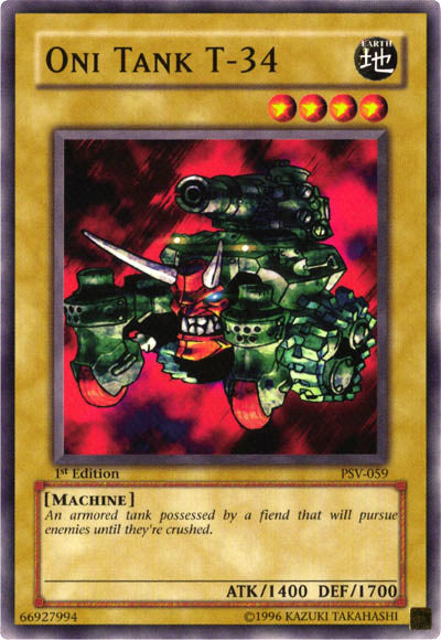 Oni Tank T-34 [PSV-059] Common | Galaxy Games LLC