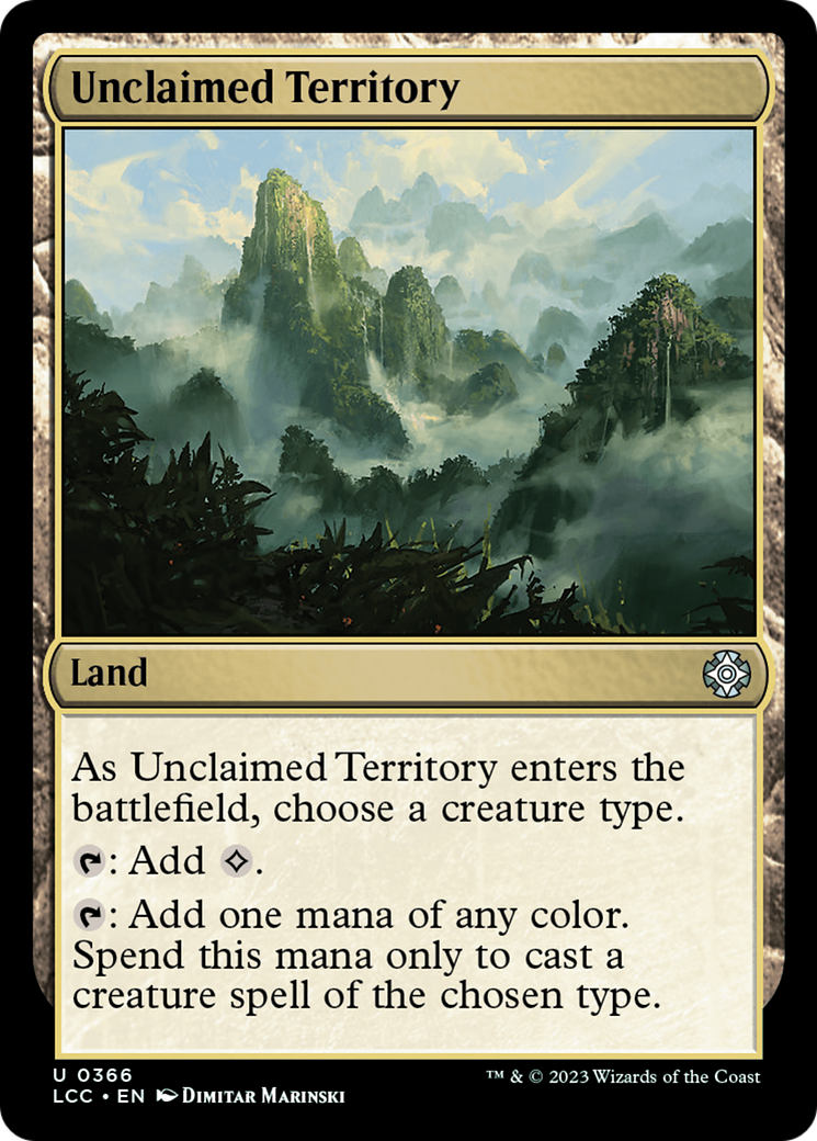 Unclaimed Territory [The Lost Caverns of Ixalan Commander] | Galaxy Games LLC