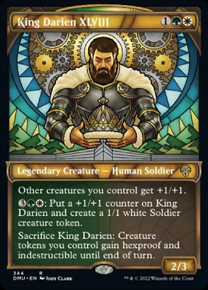 King Darien XLVIII (Showcase Textured) [Dominaria United] | Galaxy Games LLC