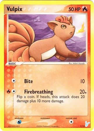 Vulpix (7/12) [EX: Trainer Kit 2 - Minun] | Galaxy Games LLC