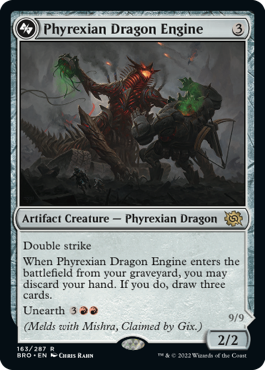 Phyrexian Dragon Engine [The Brothers' War] | Galaxy Games LLC