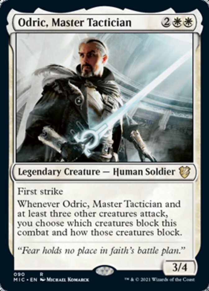 Odric, Master Tactician [Innistrad: Midnight Hunt Commander] | Galaxy Games LLC