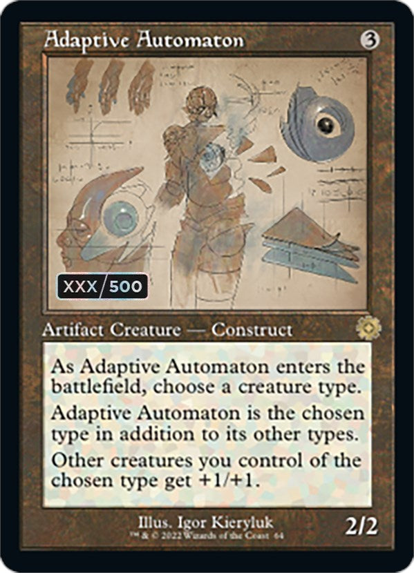 Adaptive Automaton (Retro Schematic) (Serial Numbered) [The Brothers' War Retro Artifacts] | Galaxy Games LLC