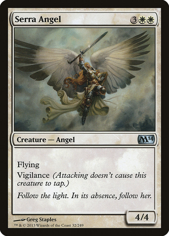 Serra Angel [Magic 2014] | Galaxy Games LLC