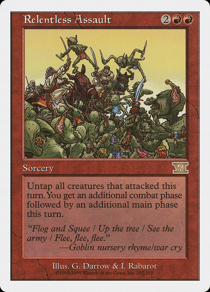 Relentless Assault [Classic Sixth Edition] | Galaxy Games LLC