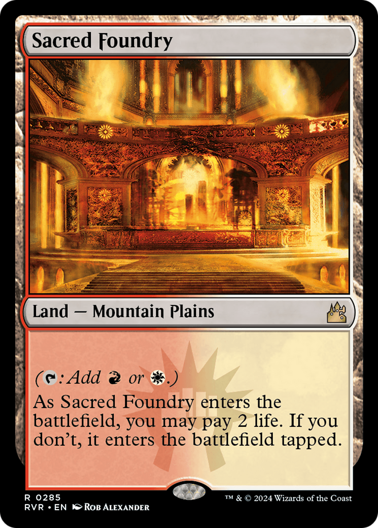 Sacred Foundry [Ravnica Remastered] | Galaxy Games LLC