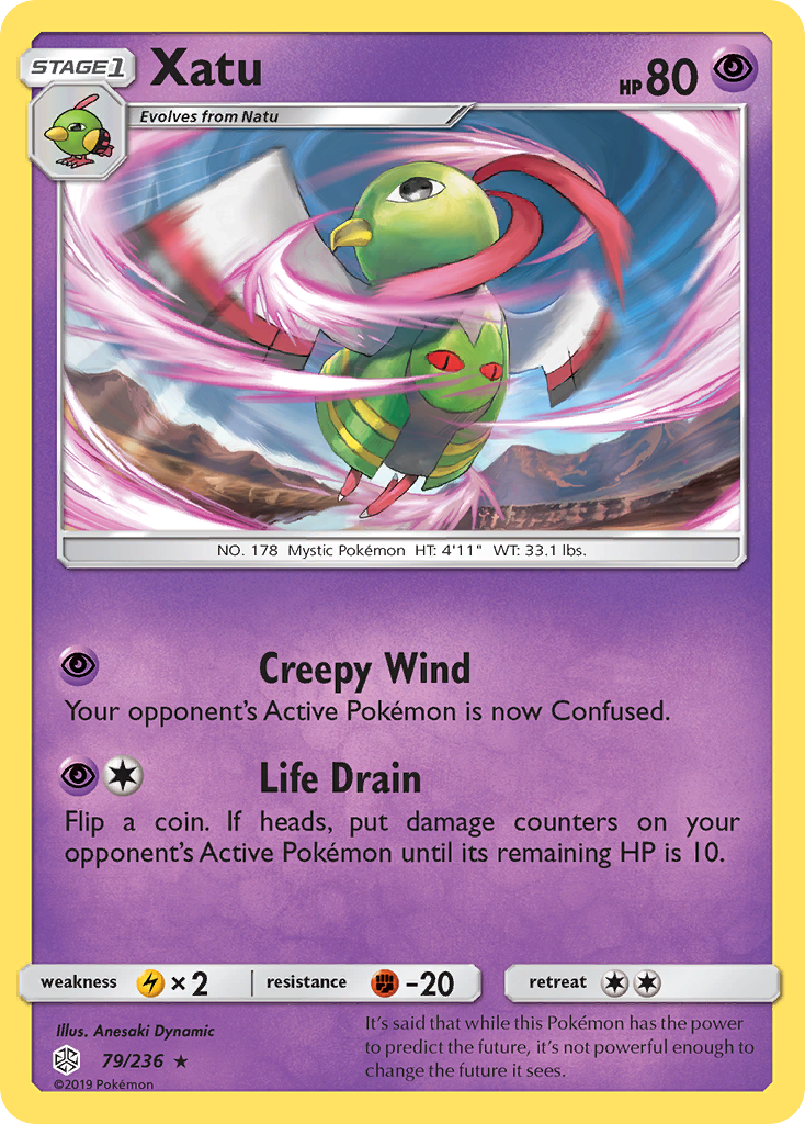 Xatu (79/236) [Sun & Moon: Cosmic Eclipse] | Galaxy Games LLC