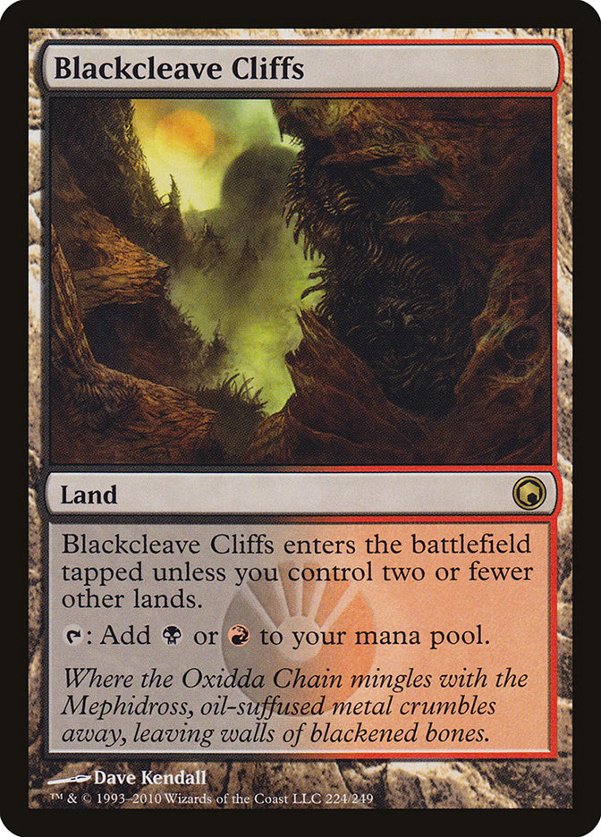 Blackcleave Cliffs [Scars of Mirrodin] | Galaxy Games LLC