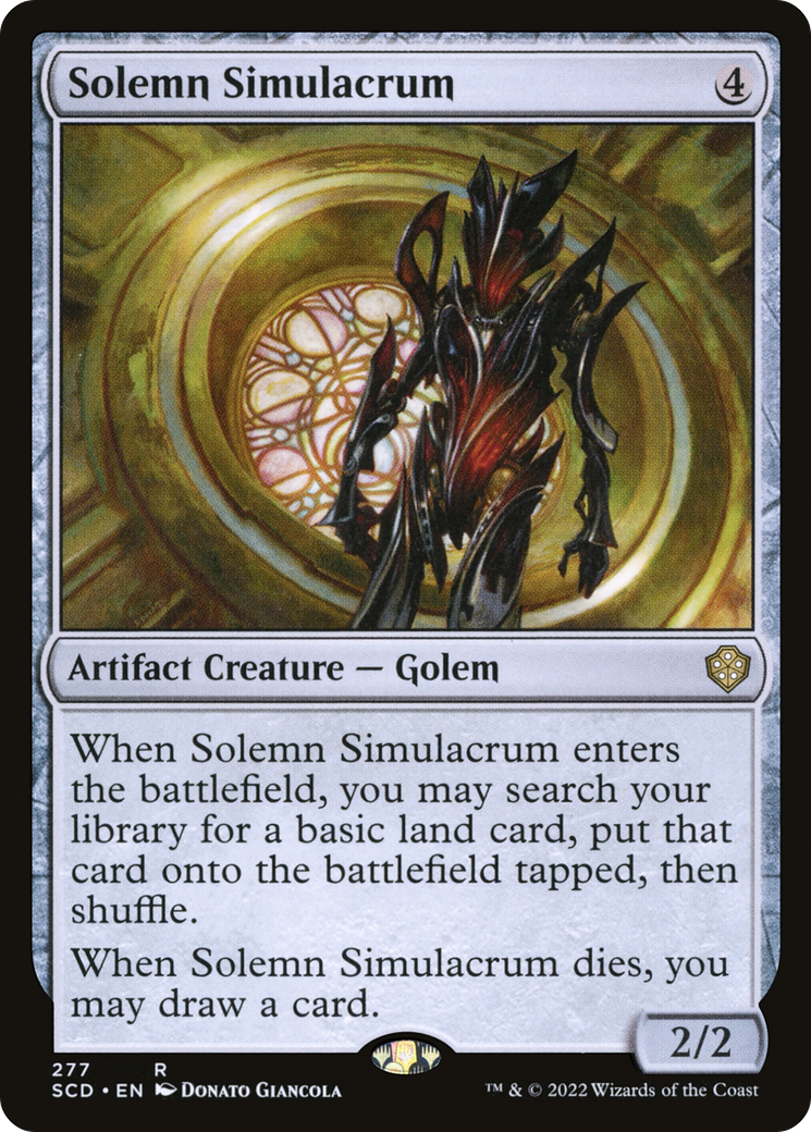 Solemn Simulacrum [Starter Commander Decks] | Galaxy Games LLC