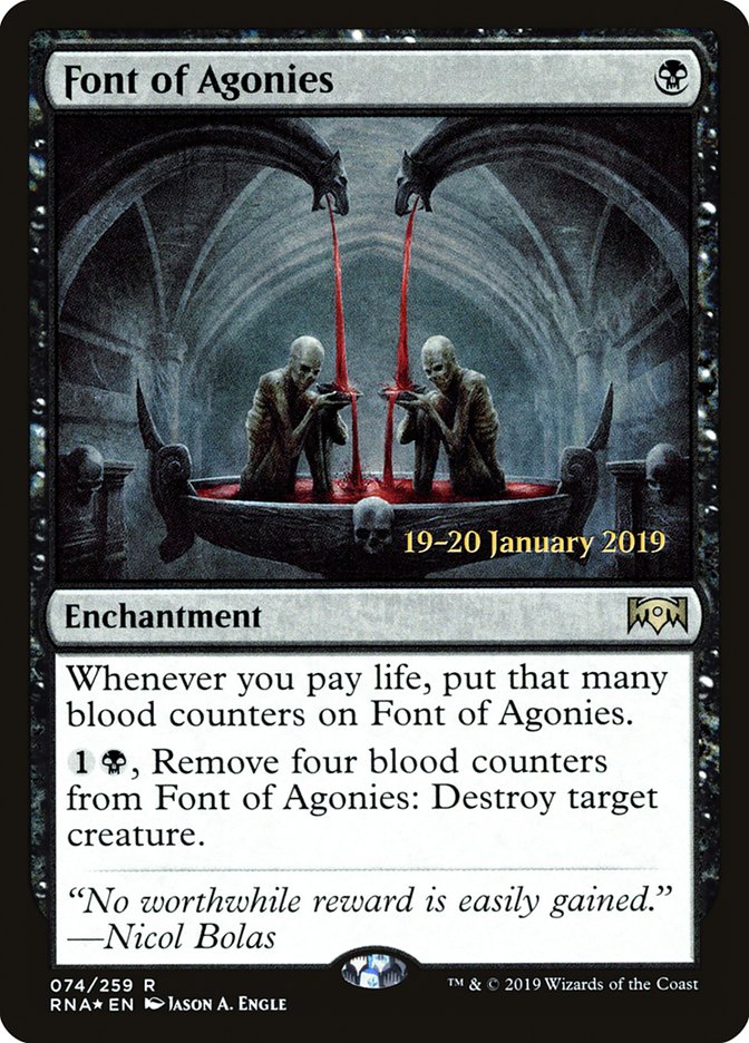 Font of Agonies [Ravnica Allegiance Prerelease Promos] | Galaxy Games LLC