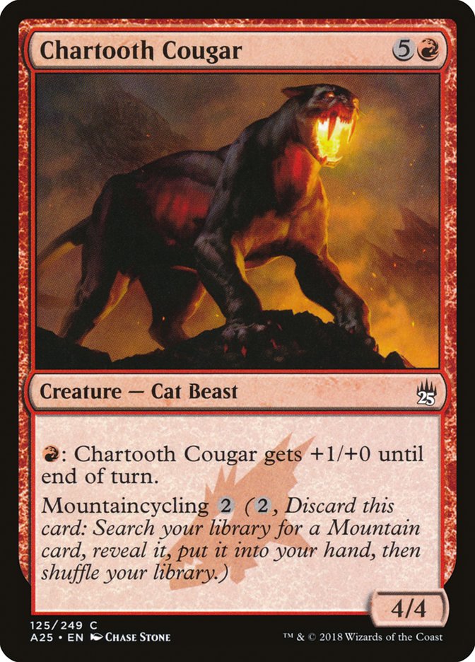 Chartooth Cougar [Masters 25] | Galaxy Games LLC