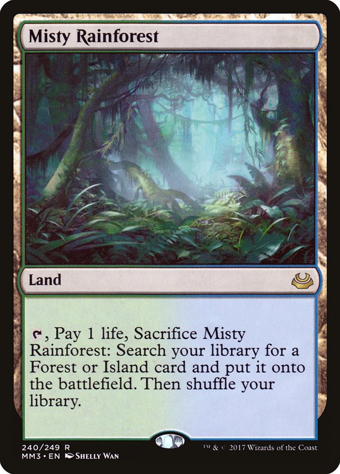 Misty Rainforest [Modern Masters 2017] | Galaxy Games LLC