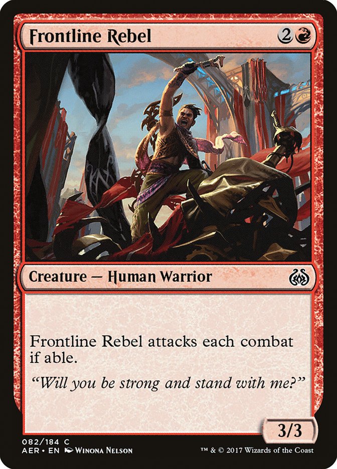 Frontline Rebel [Aether Revolt] | Galaxy Games LLC