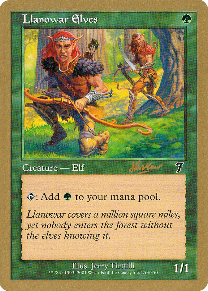 Llanowar Elves (Sim Han How) [World Championship Decks 2002] | Galaxy Games LLC