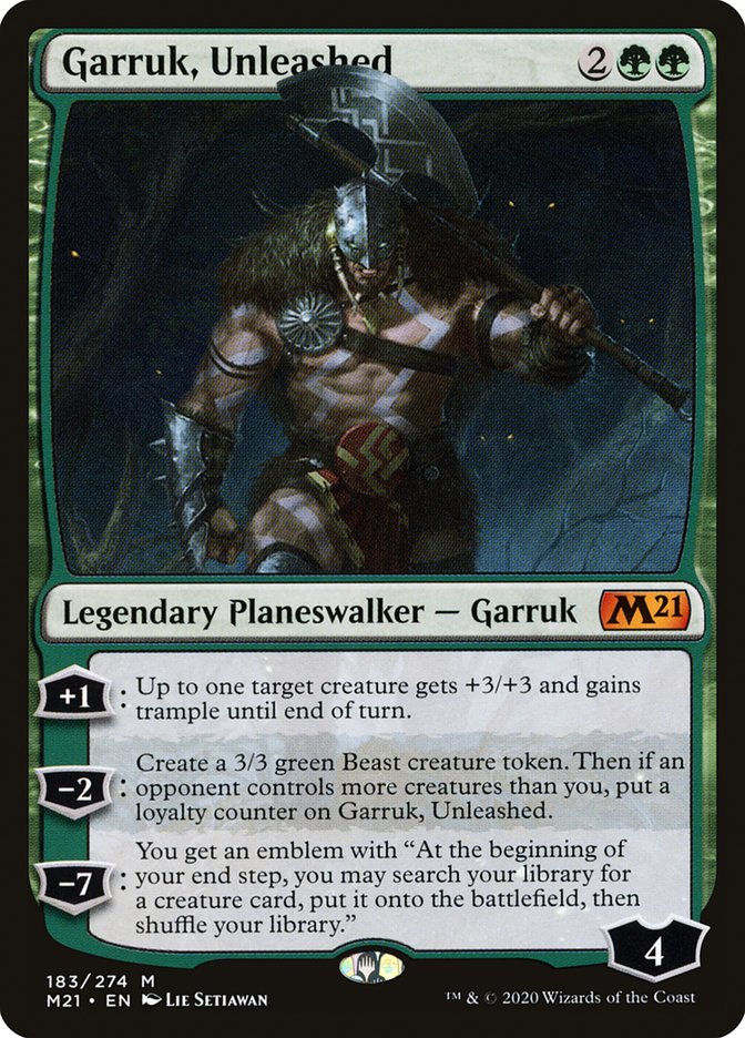 Garruk, Unleashed [Core Set 2021] | Galaxy Games LLC