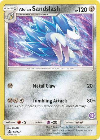 Alolan Sandslash (SM127) (Deck Exclusive #16) [Sun & Moon: Trainer Kit - Alolan Sandslash] | Galaxy Games LLC