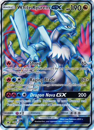 White Kyurem GX (SM141) (Jumbo Card) [Sun & Moon: Black Star Promos] | Galaxy Games LLC