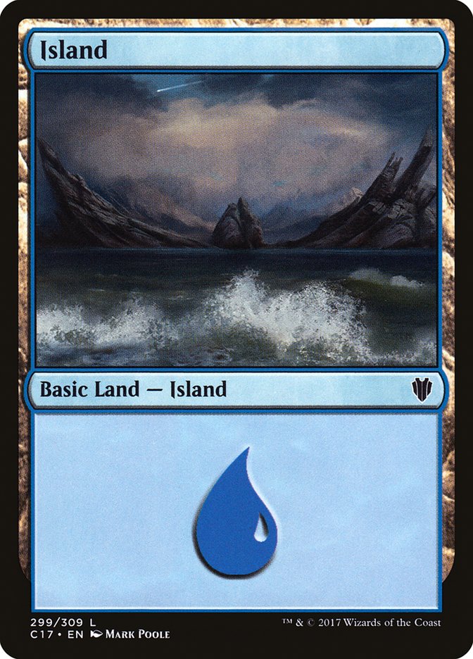 Island (299) [Commander 2017] | Galaxy Games LLC