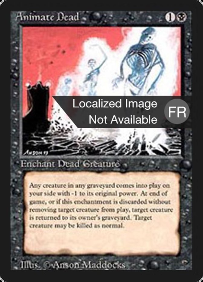 Animate Dead [Foreign Black Border] | Galaxy Games LLC