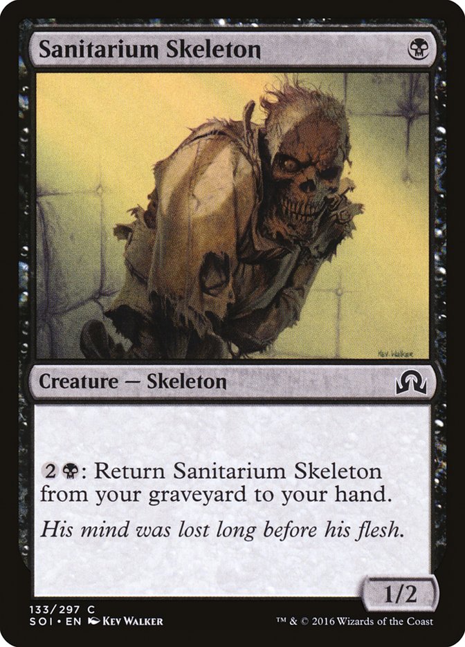 Sanitarium Skeleton [Shadows over Innistrad] | Galaxy Games LLC