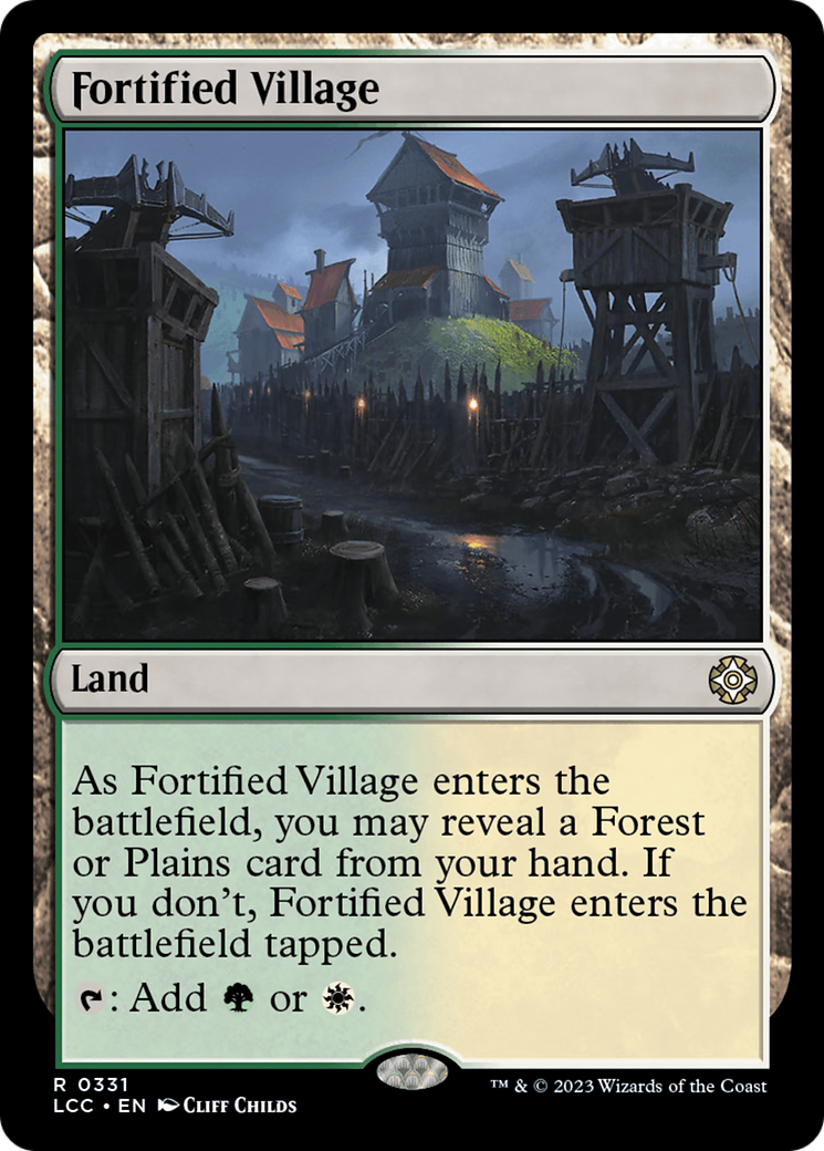 Fortified Village [The Lost Caverns of Ixalan Commander] | Galaxy Games LLC